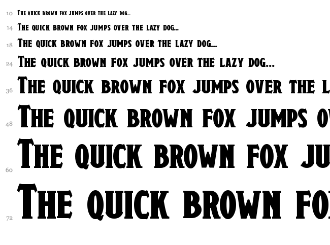 Draconis font waterfall